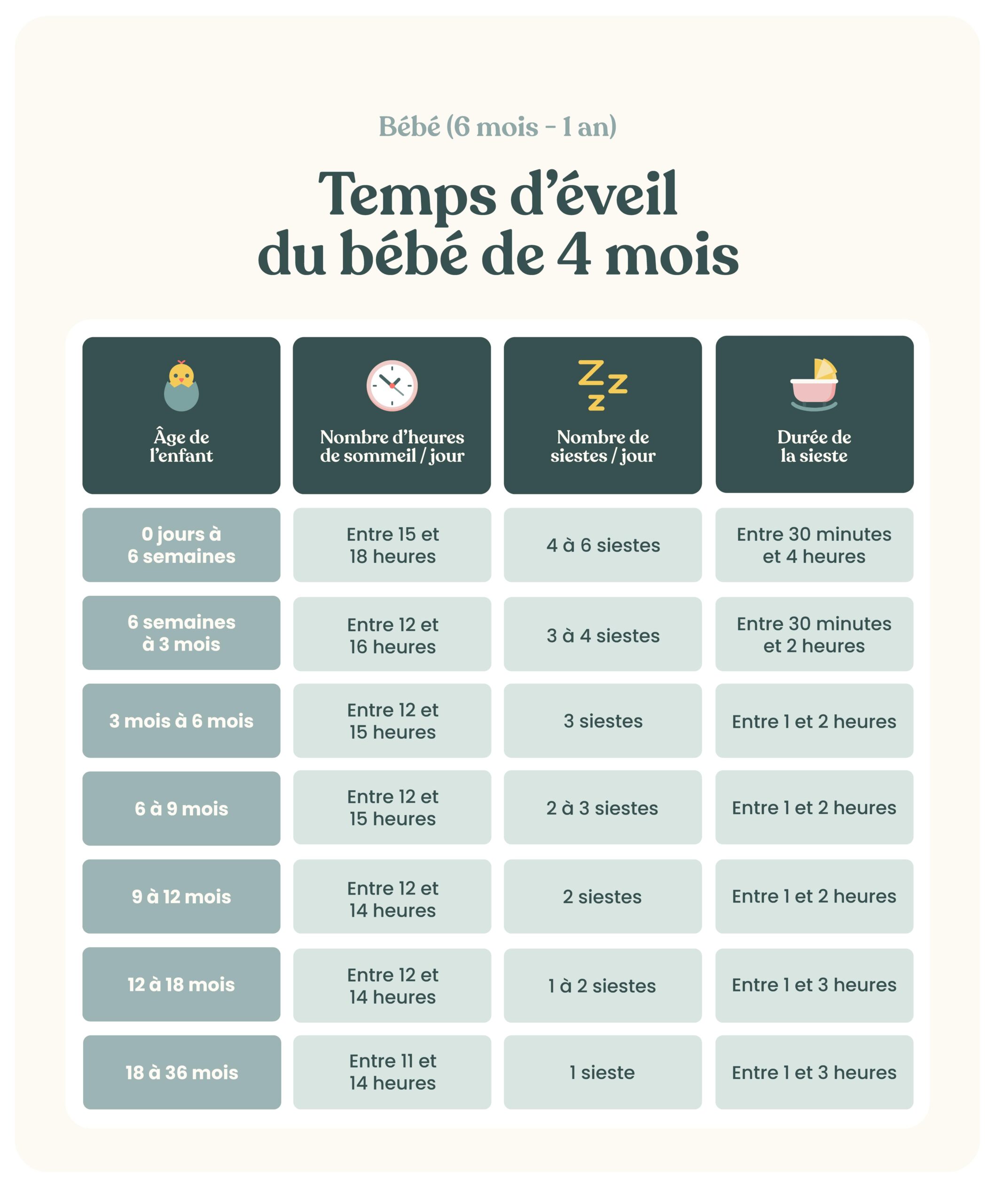 Bébé a 12 mois (1 an) : son sommeil, son alimentation, les soins