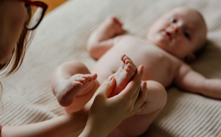 massage bébé