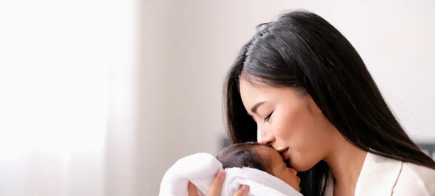 bébé coiffé